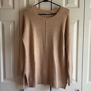 a.n.a Textured Knit Sweater in Tan